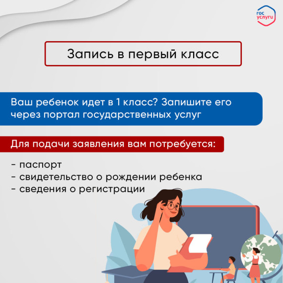Приём обучающихся в 1 класс в 2025 году.